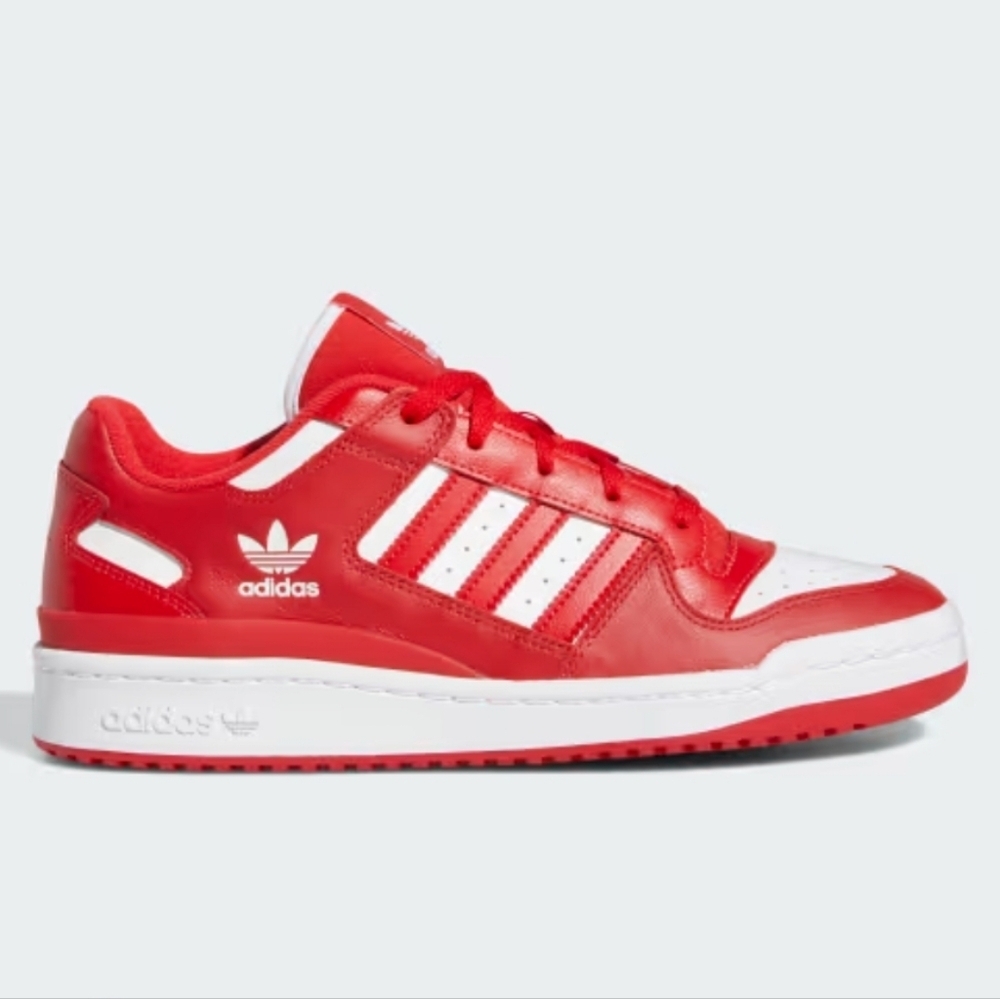 NWT Adidas Originals Men's Forum Low Basketball Sneaker Red Cloud White Size 12